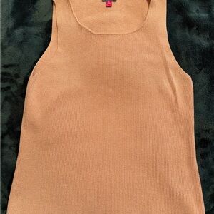 Vince Camuto Coral Shimmer Tank Top